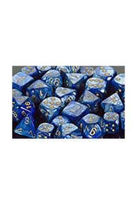 BLUE & GOLD LUSTROUS SET 10 D10