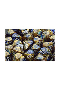 SET 7 DADOS GEMINI BLUE & GOLD