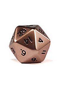 DADO JUMBO METALICO D20 COBRE