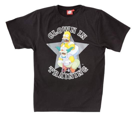 SIMPSONS CAMISETA CHICO GLOWN IN TRAINING L