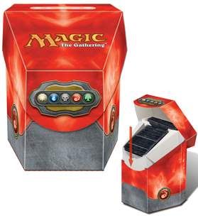 DECK BOX MAGIC ULTRA PRO COMMANDER - COLOR ROJO