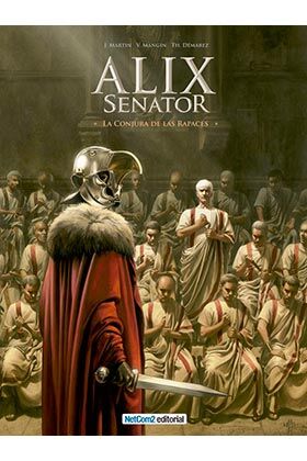 Portada de ALIX SENATOR 03. LA CONJURA DE LAS RAPACES