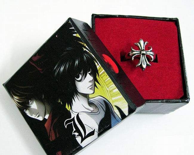 DEATH NOTE ANILLO CRUZ EN CAJA