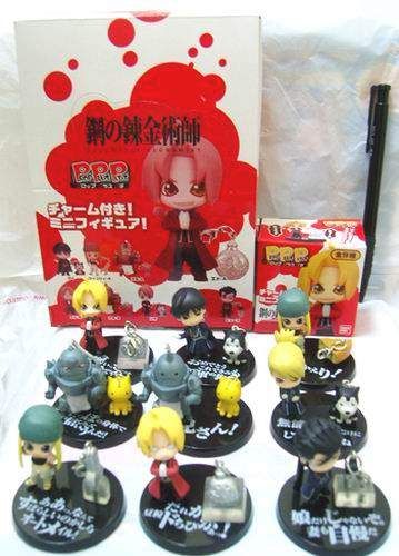 FULLMETAL ALCHEMIST FIGURA 3CM (9 MODELOS)