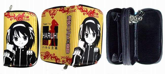 HARUHI SUZUMIYA CARTERA / LLAVERO AMARILLA