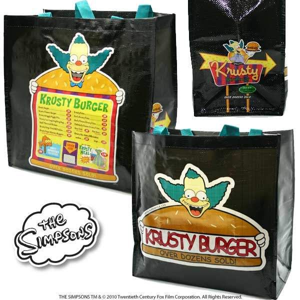 SIMPSONS BOLSA SHOPING KRUSTY BURGER