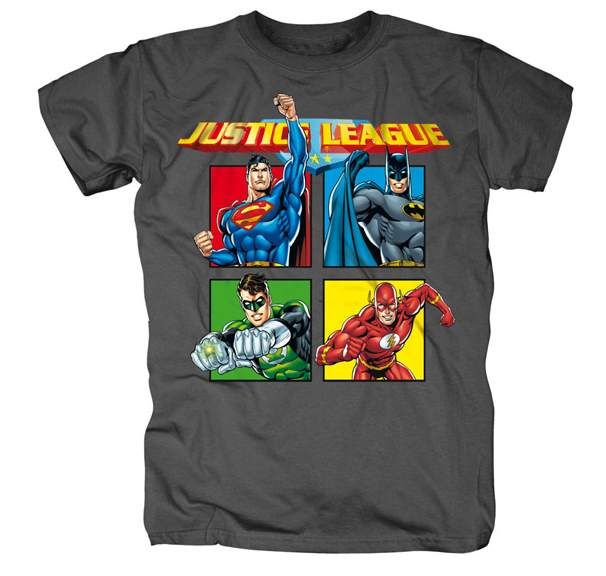 JUSTICE LEAGUE CAMISETA SQUARES S