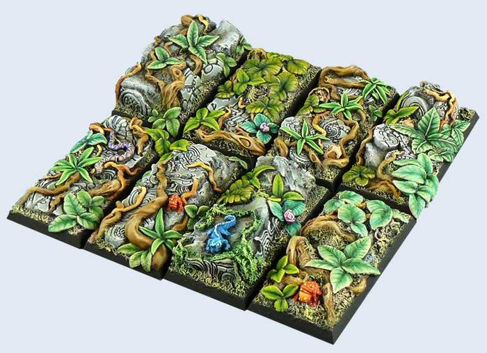 MICRO ART JUNGLE BASES 25X50MM (4)
