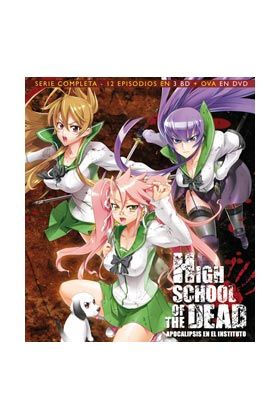 HIGH SCHOOL OF THE DEAD. SERIE COMPLETA + OVA (3 BD)