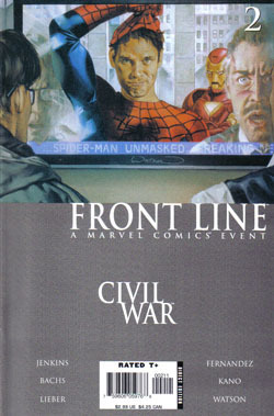 Comics USA: CIVIL WAR FRONT LINE # 2