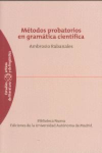 Mtodos probatorios en gramtica cientfica