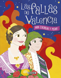 Las fallas de Valencia para colorear y pegar