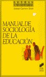 Manual de sociologa de la educacin