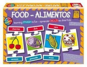 JUEGO BILINGUE ALIMENTOS