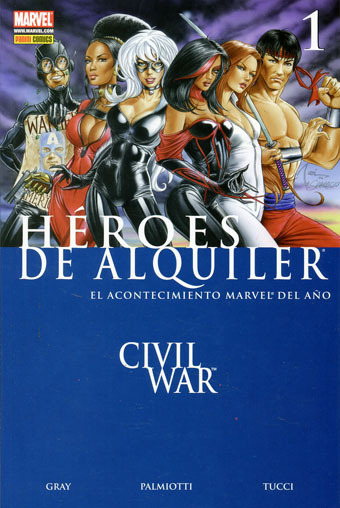 HROES DE ALQUILER # 1: CIVIL WAR