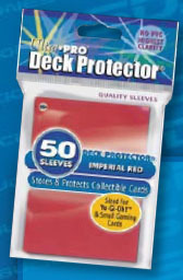 MINI DECK PROTECTOR SOLID (50) (IMPERIAL RED)