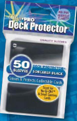 MINI DECK PROTECTOR SOLID (50) (SORCERER BLACK)