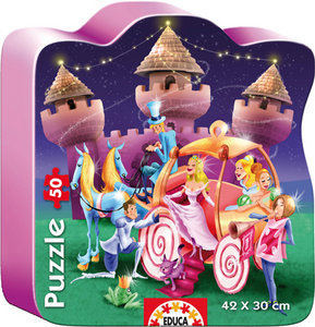 PUZZLE EDUCA 50 PZAS CASTILLO PRINCESAS