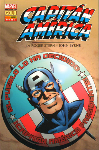 Marvel Gold: CAPITN AMRICA de Roger Stern y John Byrne # 1 (de 2)