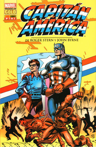 Marvel Gold: CAPITN AMRICA de Roger Stern y John Byrne # 2 (de 2)