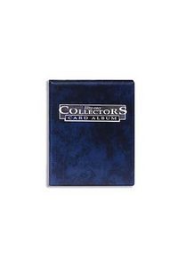 MINI ALBUM AZUL COLLECTOR'S 4 BOLSILLOS CON HOJAS