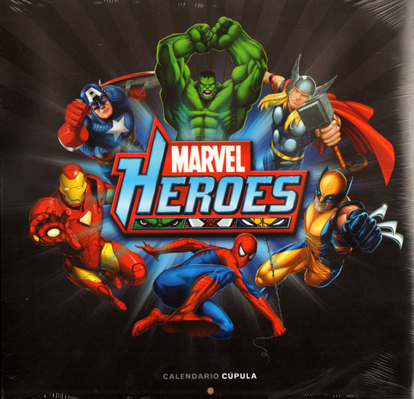 CALENDARIO MARVEL HEROES 2009