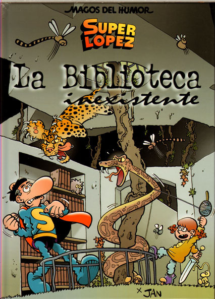 MAGOS DEL HUMOR #131 SUPERLPEZ: LA BIBLIOTECA INEXISTENTE