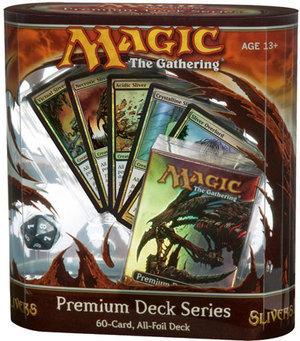 MAGIC: PREMIUM DECK SERIES. SLIVERS. 60-Card, All-Foil Deck