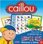 JUEGO PRIMERAS PALABRAS INGLES CAILLOU LETRAS