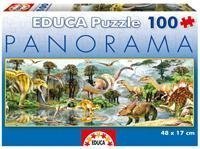 PUZZLE EDUCA 100 PZAS DINOSAURIOS PANORAMA