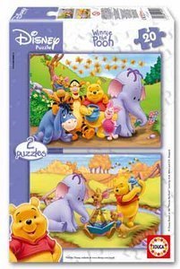 PUZZLE EDUCA 2X20 PZAS WINNIE & HEFFALUM