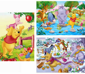 PUZZLE 3X48 PZAS WINNIE THE POOH