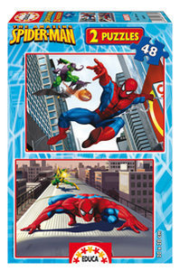 PUZZLE EDUCA 2X48 PZAS SPIDER-MAN CLASSIC
