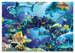 PUZZLE 500 PZAS RAYOS DE SOL BAJO EL MAR