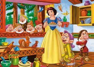 PUZZLE 104 PZAS MAXI BLANCANIEVES EL PASTEL