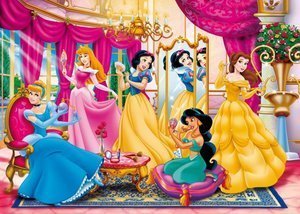 PUZZLE 104 PZAS MAXI PRINCESAS EL MAQUILLAJE