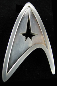 Star Trek 2009 réplica 1/1 Distintivo Comando de la Flota Estelar