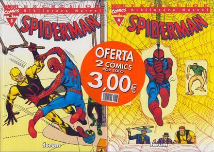 BIBLIOTECA MARVEL: SPIDERMAN # 03 + BIBLIOTECA MARVEL: SPIDERMAN # 04