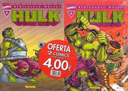 BIBLIOTECA MARVEL: HULK # 5 + BIBLIOTECA MARVEL: HULK # 6