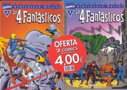 BIBLIOTECA MARVEL: LOS 4 FANTSTICOS # 2 + BIBLIOTECA MARVEL: LOS 4 FANTSTICOS # 3