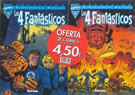 BIBLIOTECA MARVEL: LOS 4 FANTSTICOS # 4 + BIBLIOTECA MARVEL: LOS 4 FANTSTICOS # 5