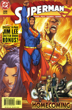 Comics USA: SUPERMAN # 203 Special Jim Lee Bonus