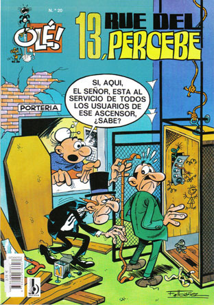 Portada de MORTADELO Y FILEMÓN # 020 13 RUE DEL PERCEBE