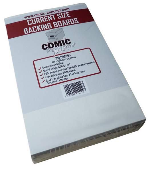 COMIC BOOK CARDBOARDS CURRENT CARTONES PARA COMICS (100) (COMIC CONCEPT)