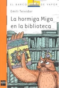 La hormiga Miga en la biblioteca