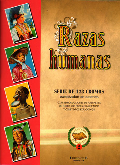 LOS CROMOS DE BRUGUERA # 2. RAZAS HUMANAS