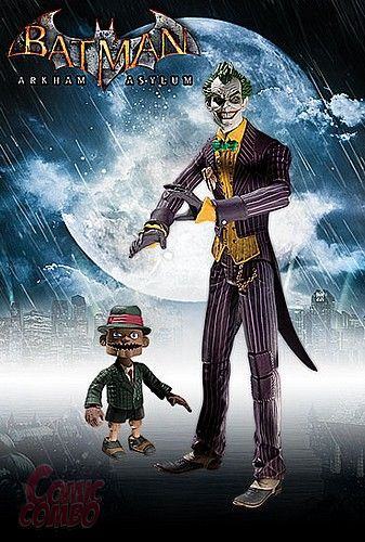 Batman: Arkham Asylum Series 1 - Joker with Scarface Action Figure