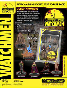 DC HEROCLIX - WATCHMEN CRIMEBUSTERS FAST FORCES 6-PACK