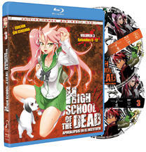 HIGH SCHOOL OF THE DEAD VOL # 3 COMBO BLU�RAY + DVD