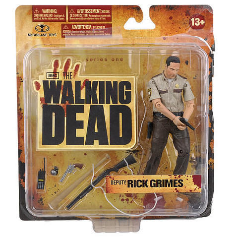 Portada de DEPUTY RICK GRIMES FIGURA # 15 CM WALKING DEAD (SERIE TV) SERIE 1